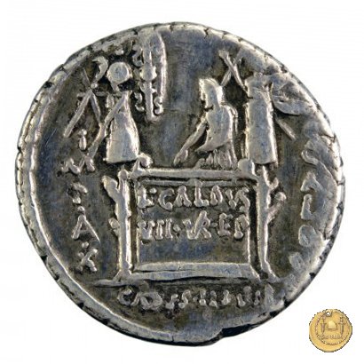 437/2 - denario C. Coelius Caldus 51 BC (Roma)