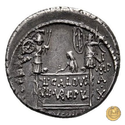 437/2 - denario C. Coelius Caldus 51 BC (Roma)