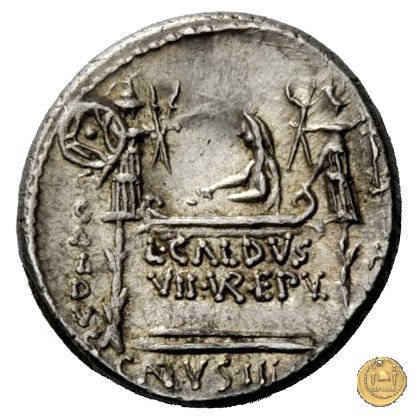 437/2 - denario C. Coelius Caldus 51 BC (Roma)