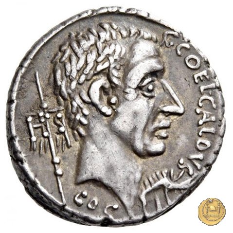 437/2 - denario C. Coelius Caldus 51 BC (Roma)