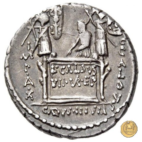 437/2 - denario C. Coelius Caldus 51 BC (Roma)