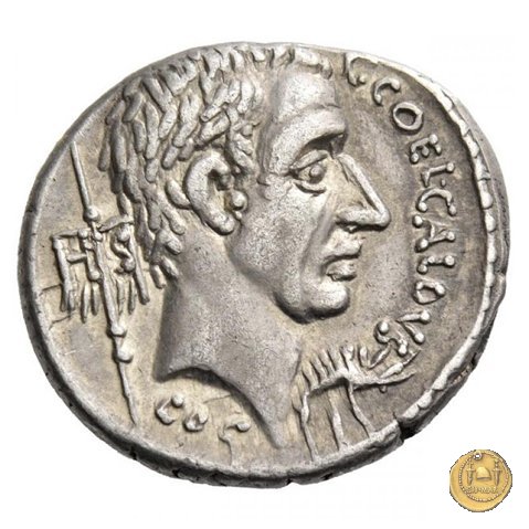 437/2 - denario C. Coelius Caldus 51 a.C. (Roma)