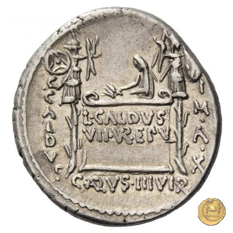 437/2 - denario C. Coelius Caldus 51 a.C. (Roma)