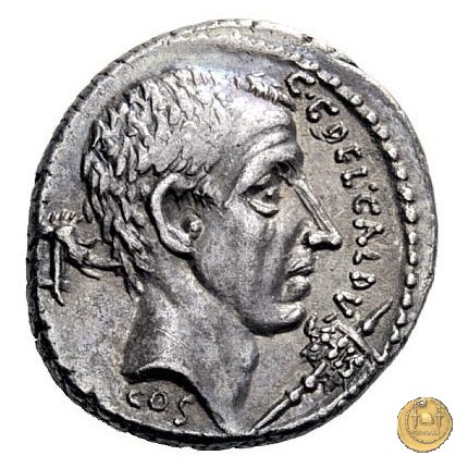 437/3 - denario C. Coelius Caldus 51 a.C. (Roma)