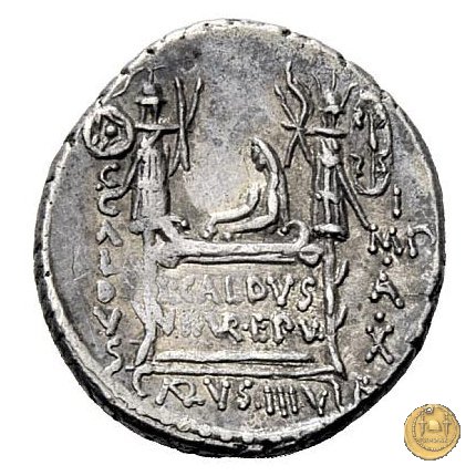 437/3 - denario C. Coelius Caldus 51 BC (Roma)