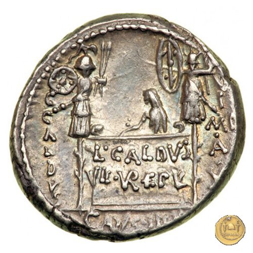 437/4 - denario C. Coelius Caldus 51 a.C. (Roma)