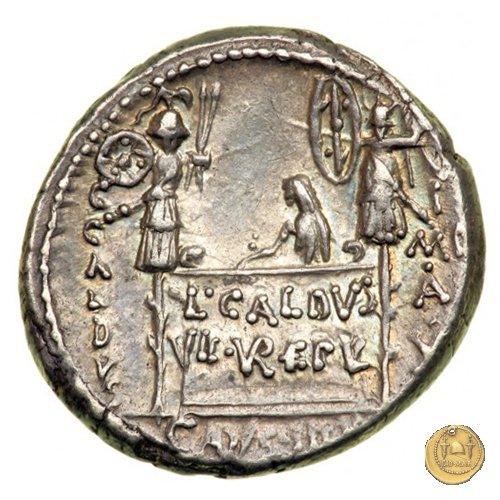 437/4 - denario C. Coelius Caldus 51 BC (Roma)