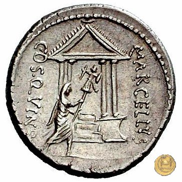 439/1 - denario P. Cornelius Lentulus Marcellinus 50 BC (Roma)