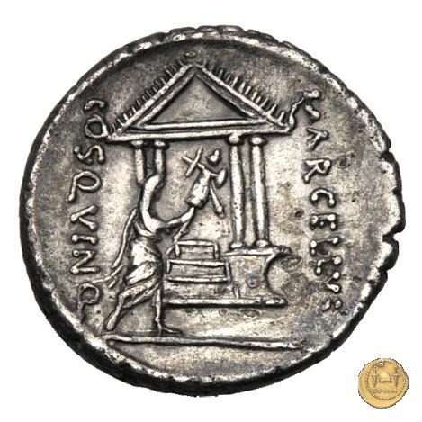 439/1 - denario P. Cornelius Lentulus Marcellinus 50 BC (Roma)