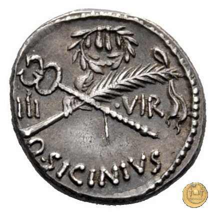 440/1 - denario Q. Sicinius 49 BC (Roma)