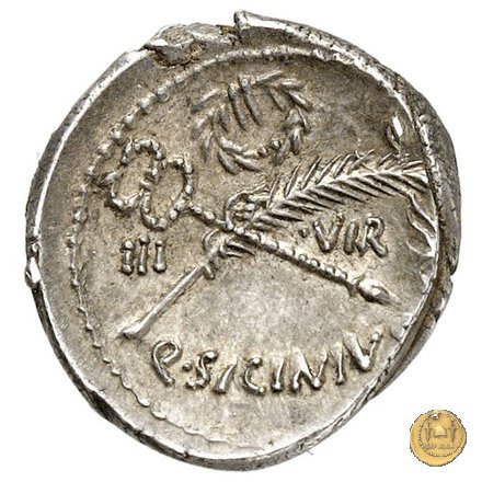 440/1 - denario Q. Sicinius 49 BC (Roma)