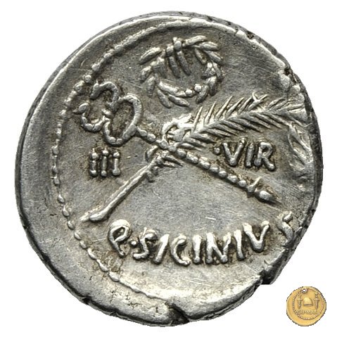 440/1 - denario Q. Sicinius 49 BC (Roma)