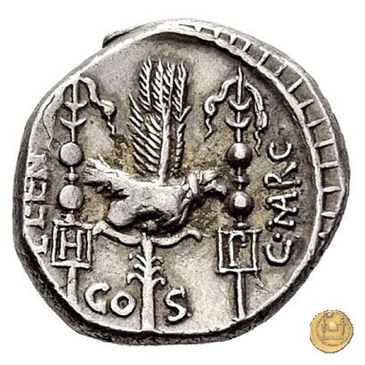 441/1 - denario Cn. Nerius 49 BC (Roma)