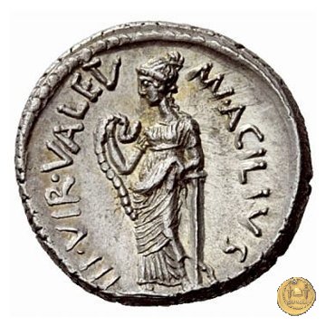 442/1 - denario Mn. Acilius Glabrio 49 BC (Roma)