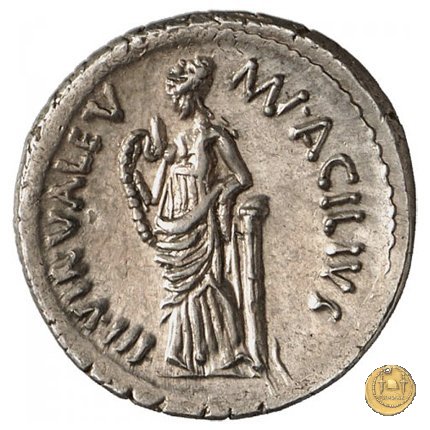 442/1 - denario Mn. Acilius Glabrio 49 BC (Roma)