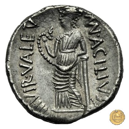 442/1 - denario Mn. Acilius Glabrio 49 BC (Roma)