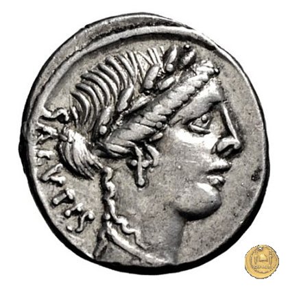 442/1 - denario Mn. Acilius Glabrio 49 BC (Roma)