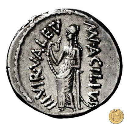 442/1 - denario Mn. Acilius Glabrio 49 BC (Roma)