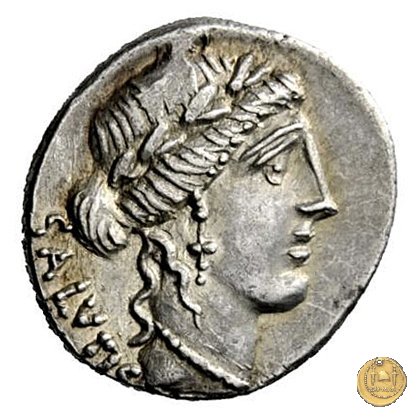 442/1 - denario Mn. Acilius Glabrio 49 BC (Roma)