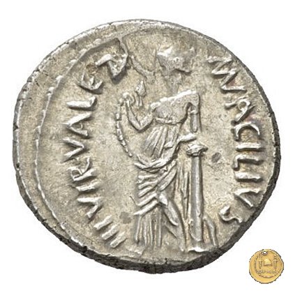 442/1 - denario Mn. Acilius Glabrio 49 BC (Roma)