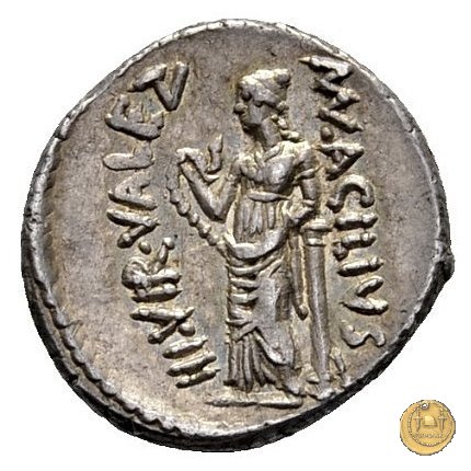 442/1 - denario Mn. Acilius Glabrio 49 BC (Roma)