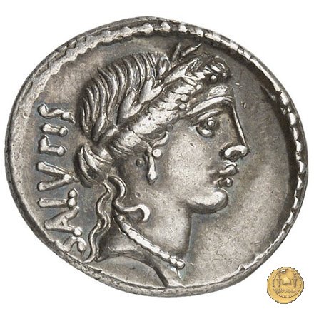 442/1 - denario Mn. Acilius Glabrio 49 BC (Roma)