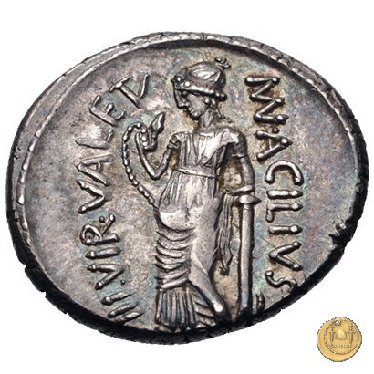 442/1 - denario Mn. Acilius Glabrio 49 BC (Roma)