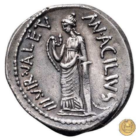 442/1 - denario Mn. Acilius Glabrio 49 BC (Roma)