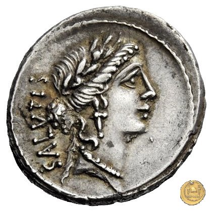 442/1 - denario Mn. Acilius Glabrio 49 BC (Roma)