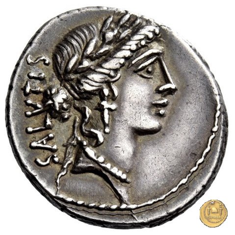 442/1 - denario Mn. Acilius Glabrio 49 BC (Roma)