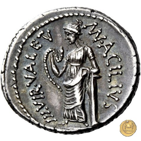 442/1 - denario Mn. Acilius Glabrio 49 BC (Roma)