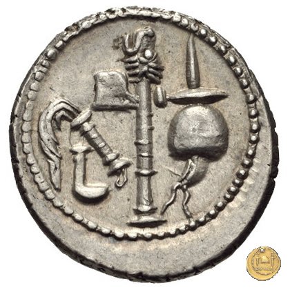 443/1 - denario C. Iulius Caesar 49-48 BC (Itinerante con Caesar)