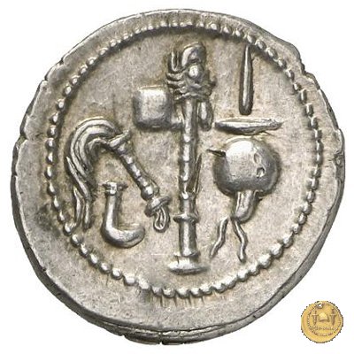 443/1 - denario C. Iulius Caesar 49-48 BC (Itinerante con Caesar)