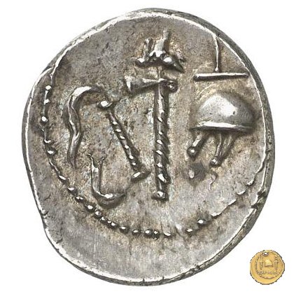 443/1 - denario C. Iulius Caesar 49-48 BC (Itinerante con Caesar)