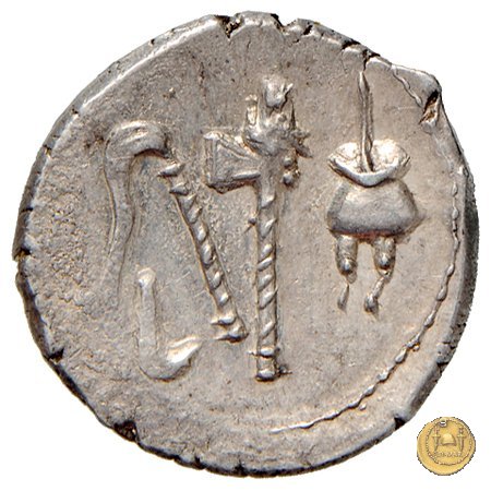 443/1 - denario C. Iulius Caesar 49-48 BC (Itinerante con Caesar)