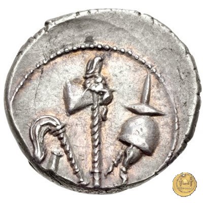 443/1 - denario C. Iulius Caesar 49-48 BC (Itinerante con Caesar)