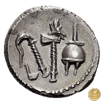 443/1 - denario C. Iulius Caesar 49-48 BC (Itinerante con Caesar)