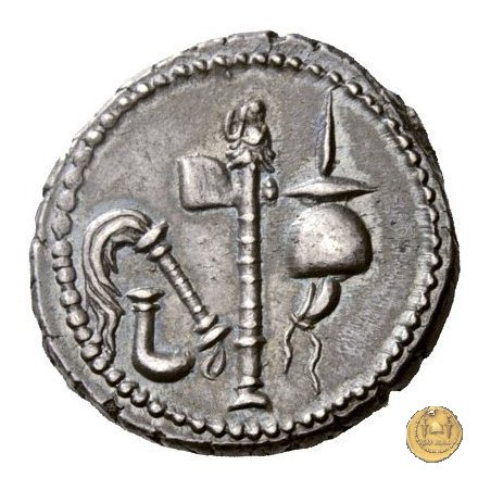 443/1 - denario C. Iulius Caesar 49-48 BC (Itinerante con Caesar)