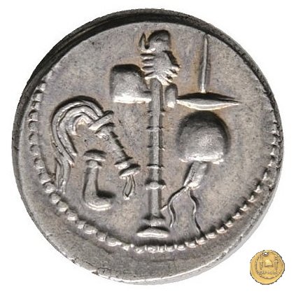 443/1 - denario C. Iulius Caesar 49-48 BC (Itinerante con Caesar)