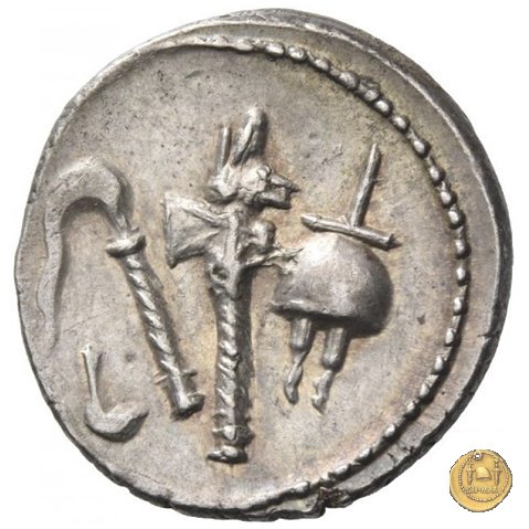 443/1 - denario C. Iulius Caesar 49-48 BC (Itinerante con Caesar)