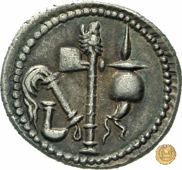 443/1 - denario C. Iulius Caesar 49-48 BC (Itinerante con Caesar)