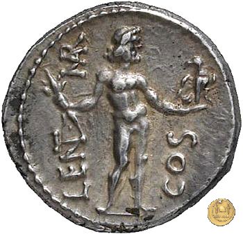 445/1 - denario L. Cornelius Crus Lentulus / C. Claudius Marcellus 49 BC (Apollonia - Asia)