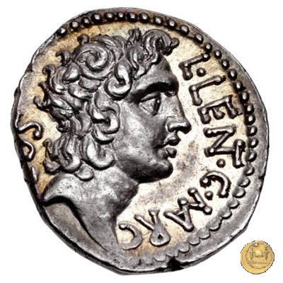 445/2 - denario L. Cornelius Crus Lentulus / C. Claudius Marcellus 49 BC (Apollonia - Asia)