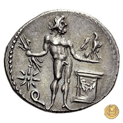 445/2 - denario L. Cornelius Crus Lentulus / C. Claudius Marcellus 49 BC (Apollonia - Asia)