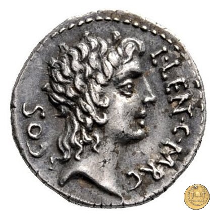 445/2 - denario L. Cornelius Crus Lentulus / C. Claudius Marcellus 49 BC (Apollonia - Asia)