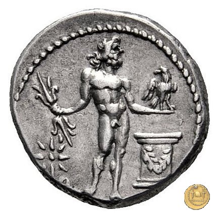 445/2 - denario L. Cornelius Crus Lentulus / C. Claudius Marcellus 49 BC (Apollonia - Asia)