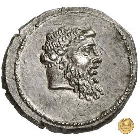 445/3 - denario L. Cornelius Crus Lentulus / C. Claudius Marcellus 49 BC (Apollonia - Asia)