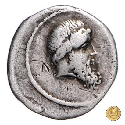 445/3 - denario L. Cornelius Crus Lentulus / C. Claudius Marcellus 49 BC (Apollonia - Asia)