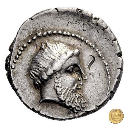 445/3 - denario L. Cornelius Crus Lentulus / C. Claudius Marcellus 49 BC (Apollonia - Asia)