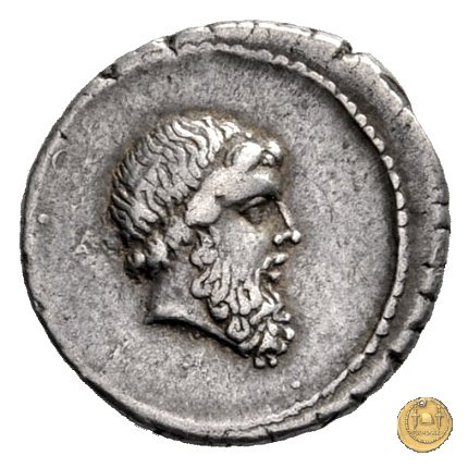 445/3 - denario L. Cornelius Crus Lentulus / C. Claudius Marcellus 49 BC (Apollonia - Asia)